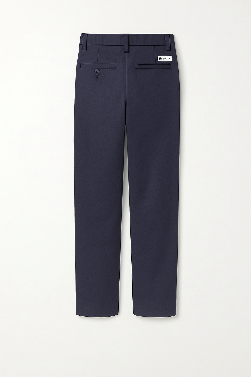 Flat‑Front Twill Pants
