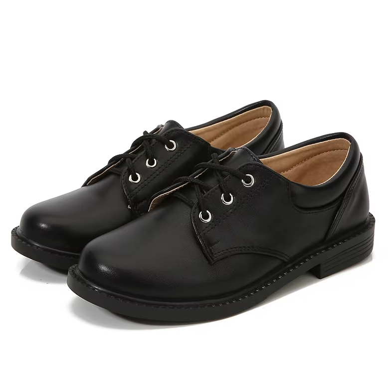 Black Lace-Up Dress Shoe – Boys’ Uniform