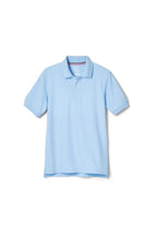 Blue Short Sleeve Polo with Logo