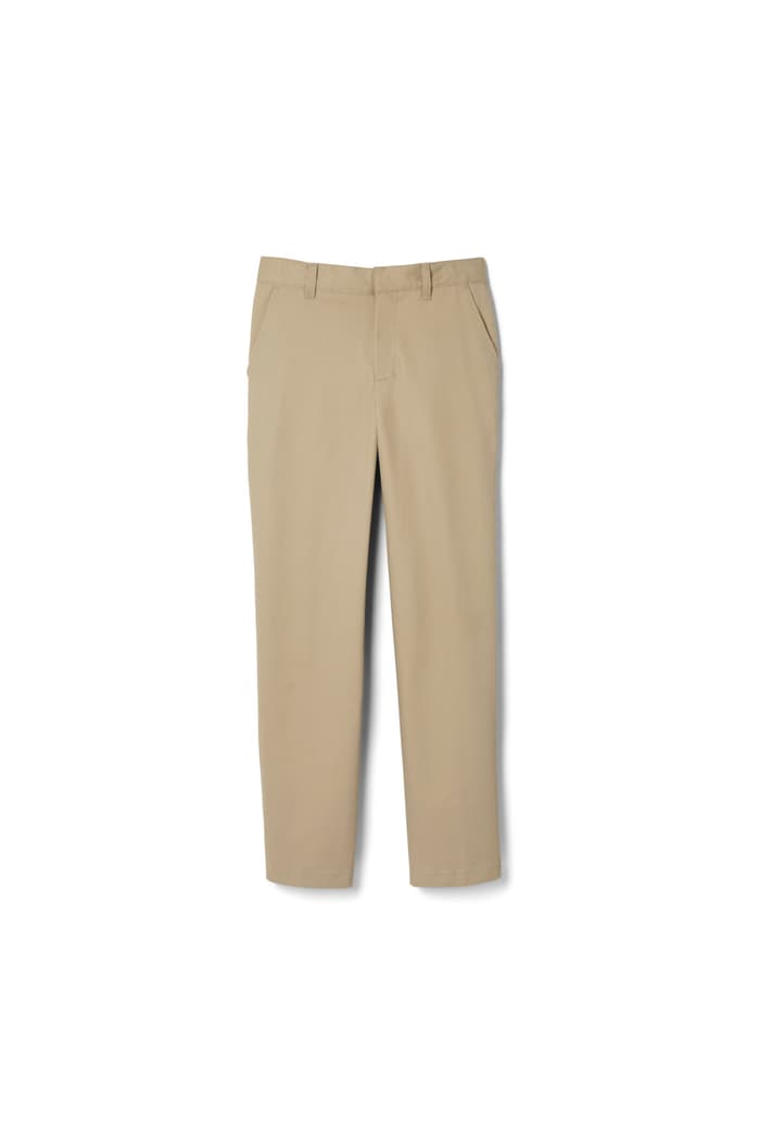 Flat‑Front Twill Pants