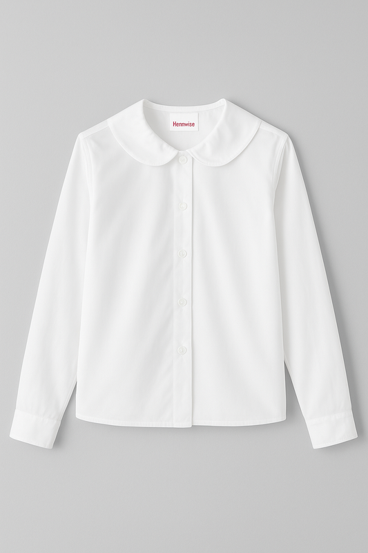 Long Sleeve Peter Pan Collar Blouse