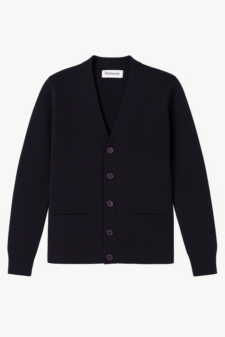 V-Neck Cardigan Sweater