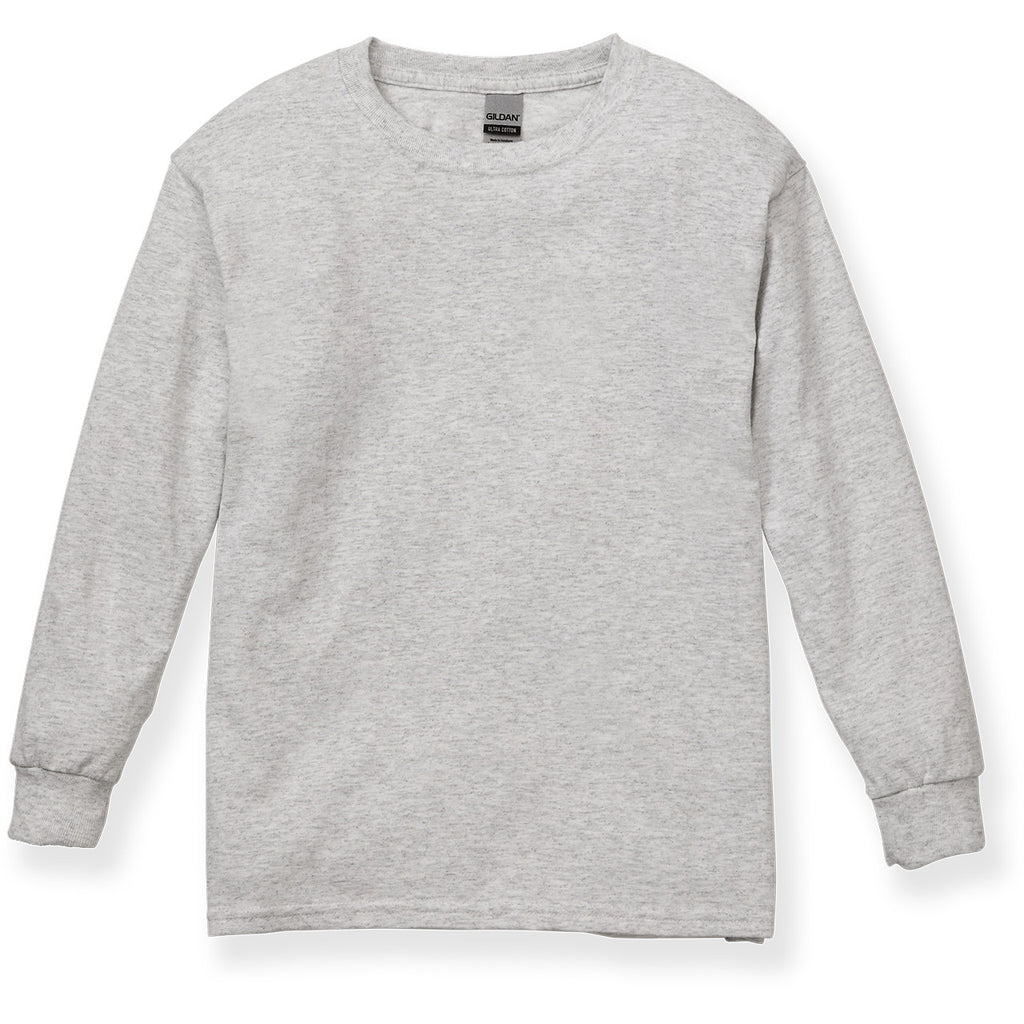 Long Sleeve T-Shirt with Optional heat transferred logo