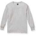 Gray Long Sleeve Heavy Cotton T-Shirt