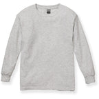 Gray Long Sleeve Heavy Cotton T-Shirt