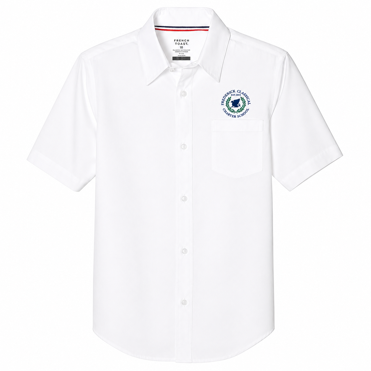 Short Sleeve Oxford Shirt with Logo