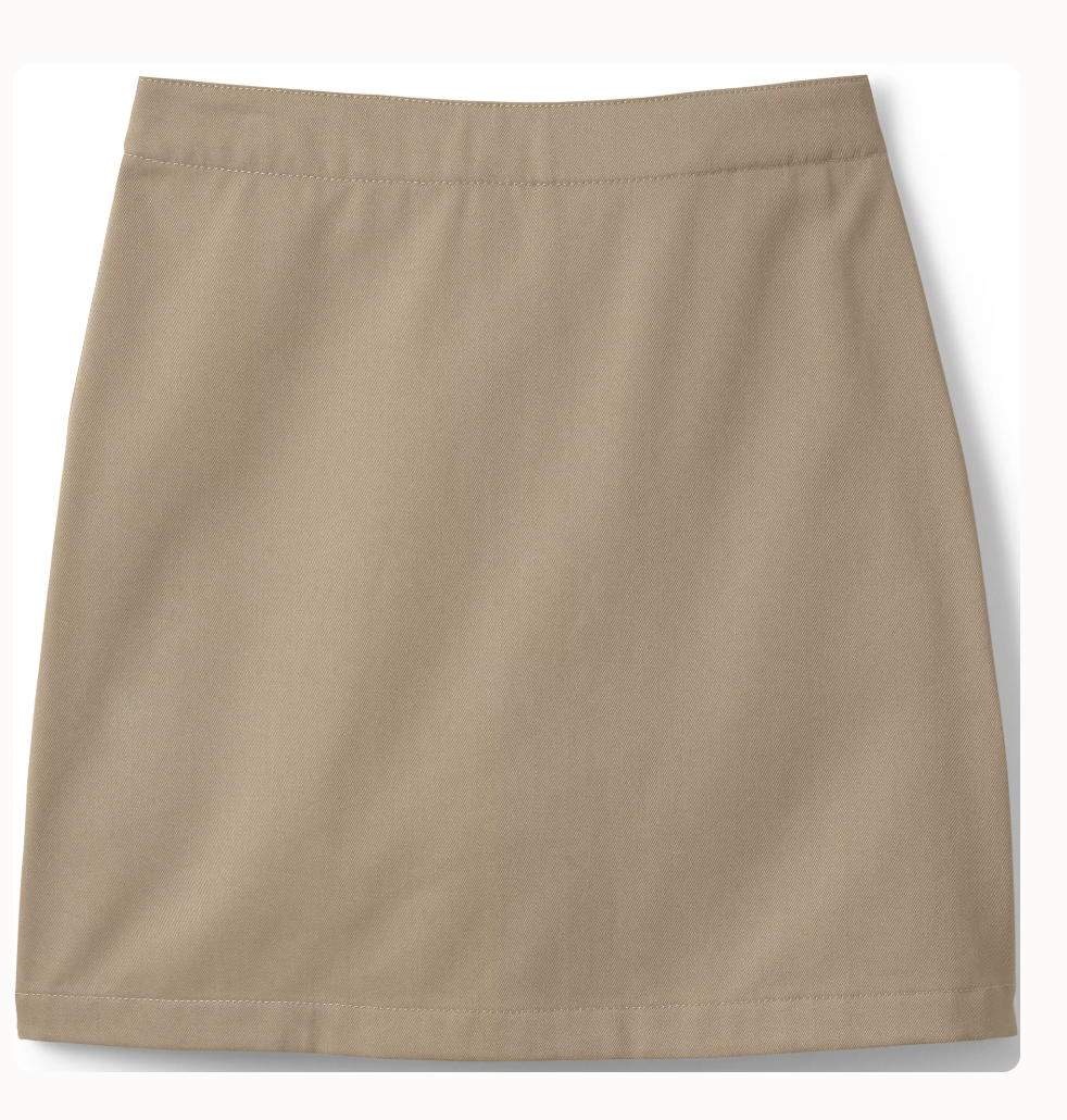 Khaki Chino Skort