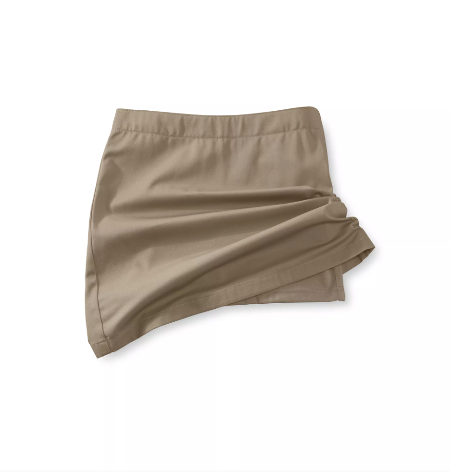 Khaki Chino Skort