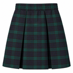 Pleated Skirt with Elastic Waist