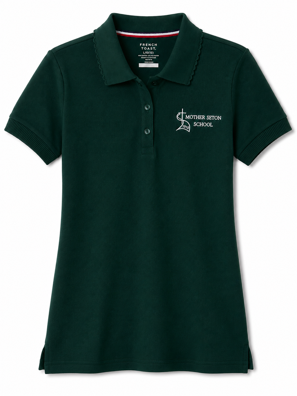 Green Short Sleeve Interlock Polo