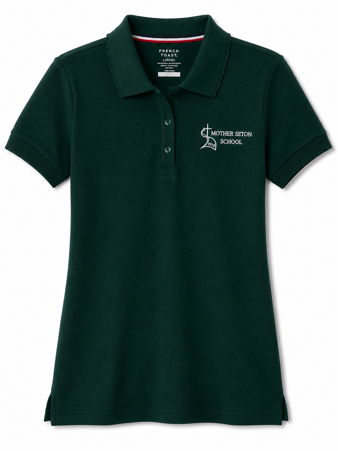 Green Short Sleeve Interlock Polo