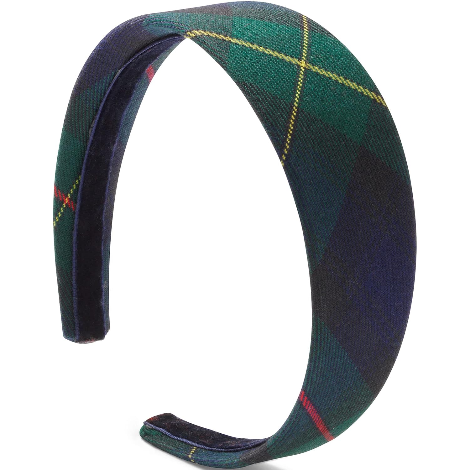 Green Plaid Headband