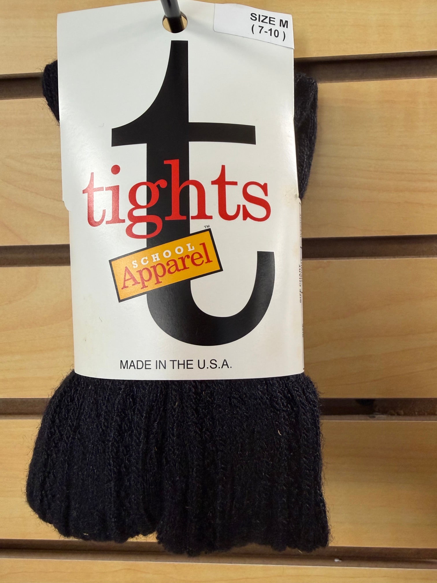 Navy Cable Knit Tights