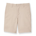 Khaki Flat Front Twill Short