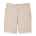 Khaki Flat Front Twill Short