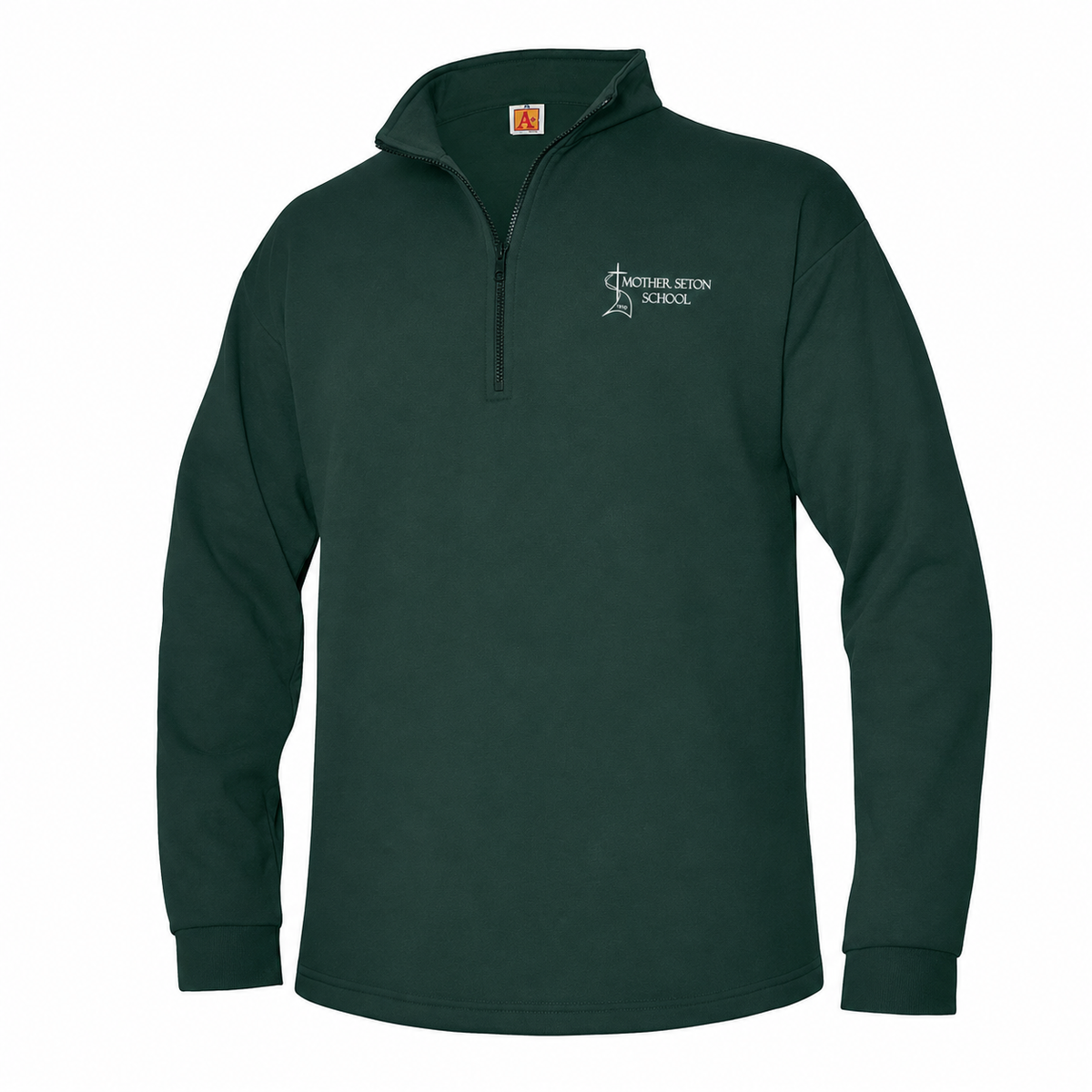 1/4 Zip Sweatshirt with Logo