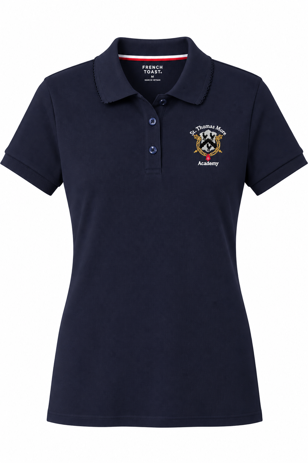 Navy Short Sleeve Interlock Polo