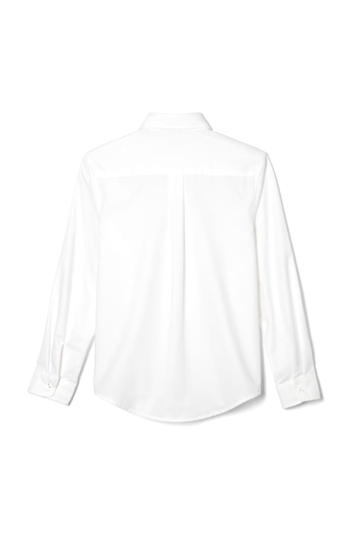 Long Sleeve Oxford Shirt with Logo