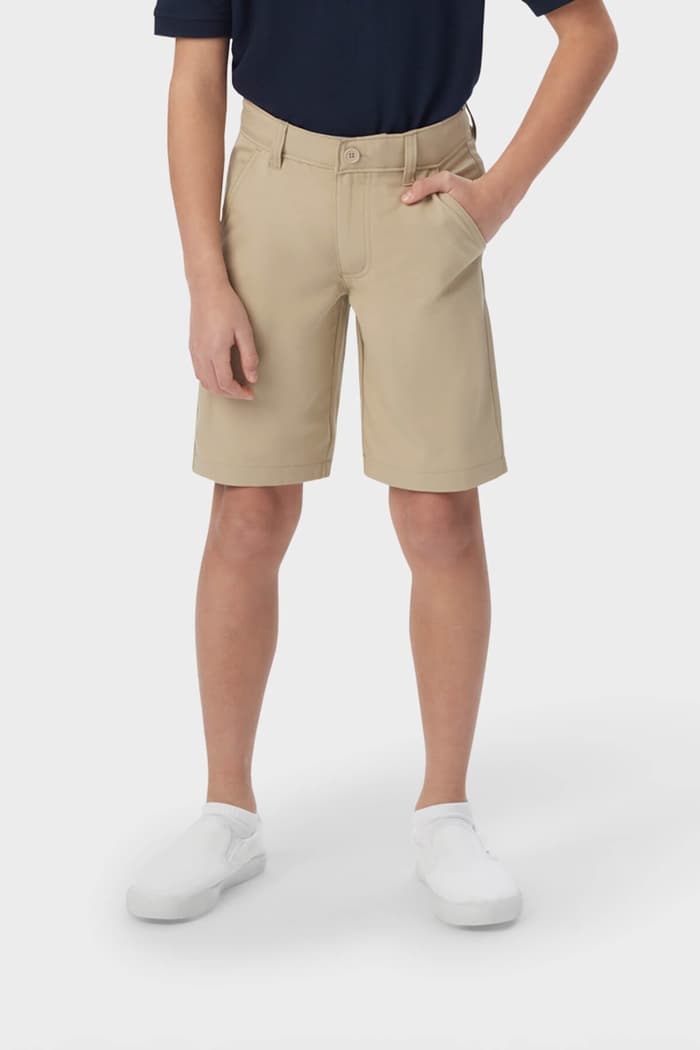 Boys’ Flat Front Stretch Performance Short