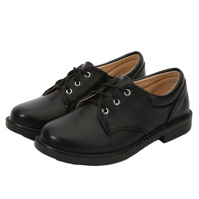 Black Lace-Up Dress Shoe – Boys’ Uniform