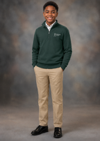 1/4 Zip Sweatshirt with Logo
