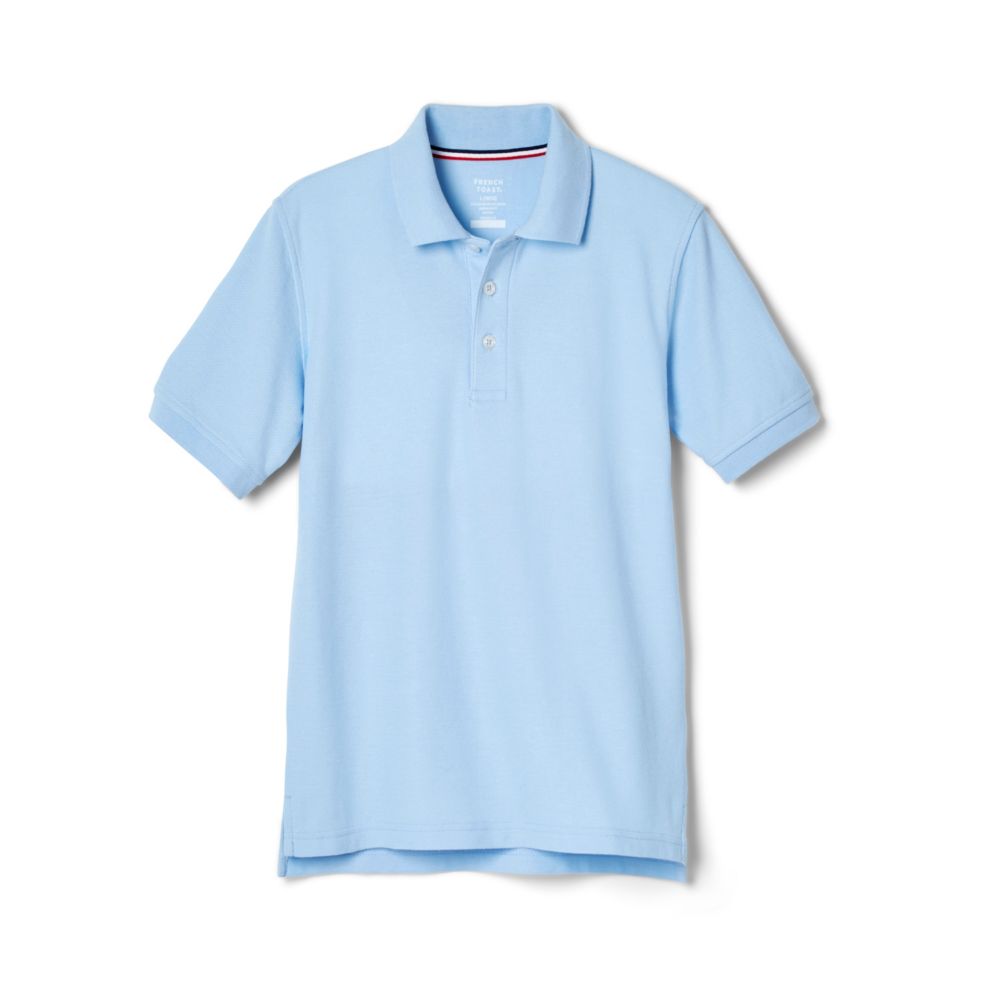 Short‑Sleeve Polo Shirt with Optional Embroidered Logo