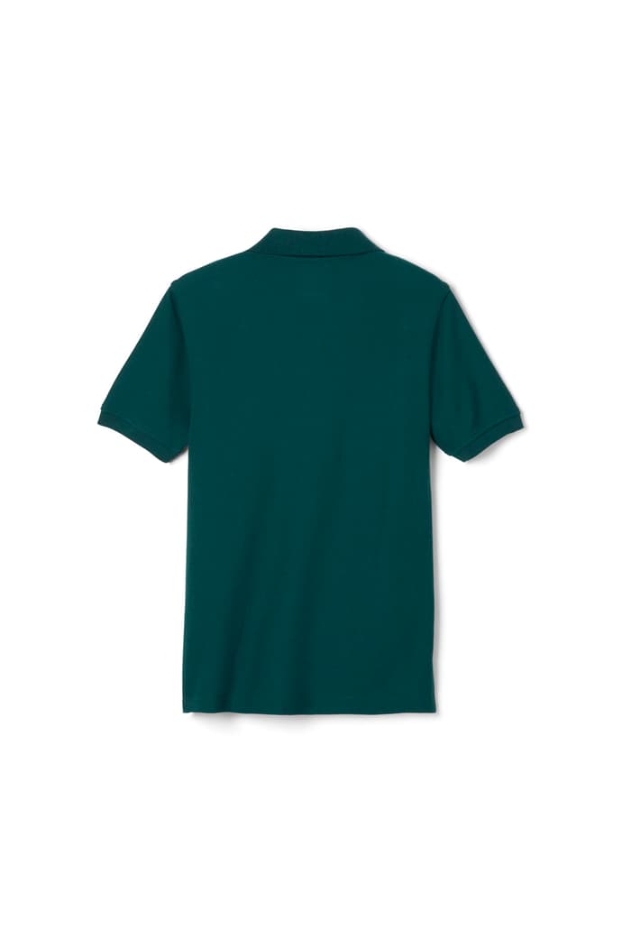 Green Short Sleeve Polo with Logo
