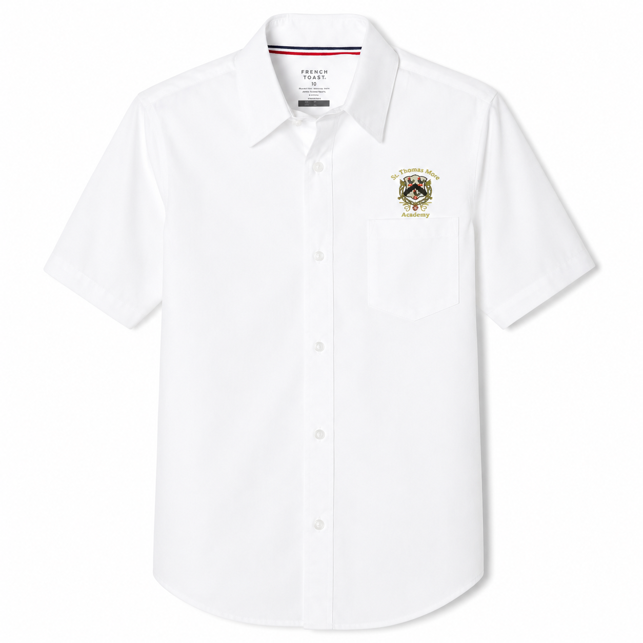 Short Sleeve Oxford Shirt with Logo