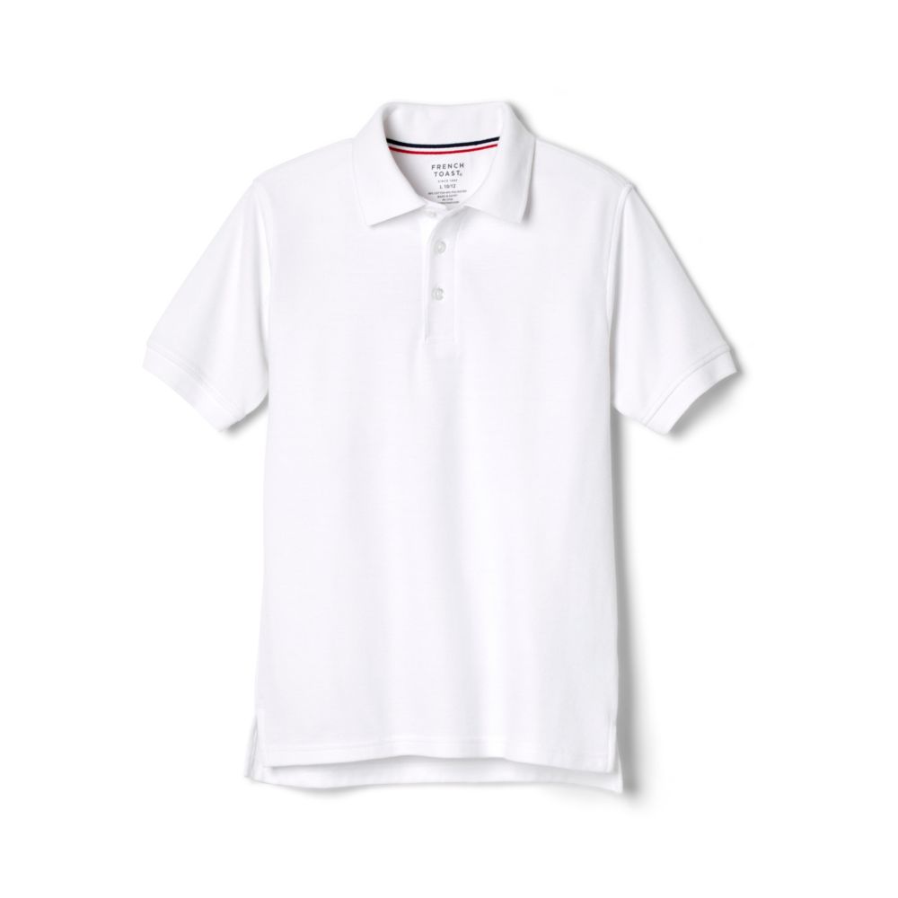 Short‑Sleeve Polo Shirt with Optional Embroidered Logo