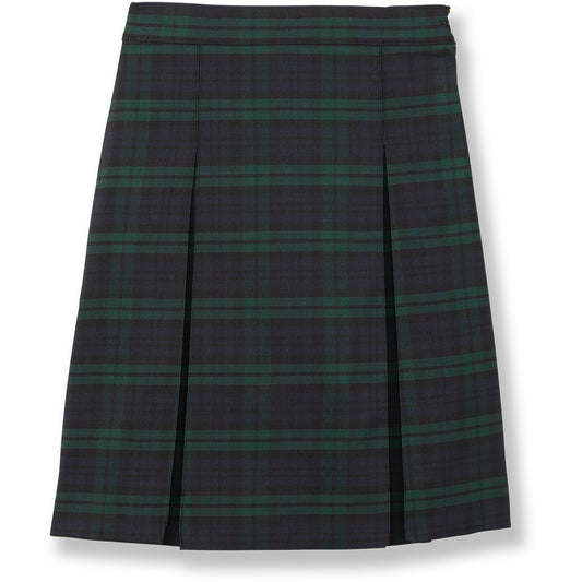 Pleated Skirt with Elastic Waist