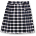 White and Navy Plaid Kilt