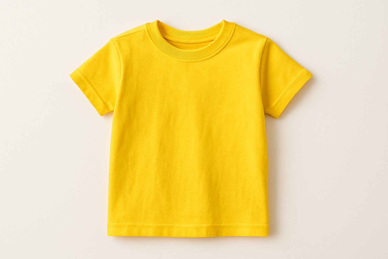 yellow kid size tshirt